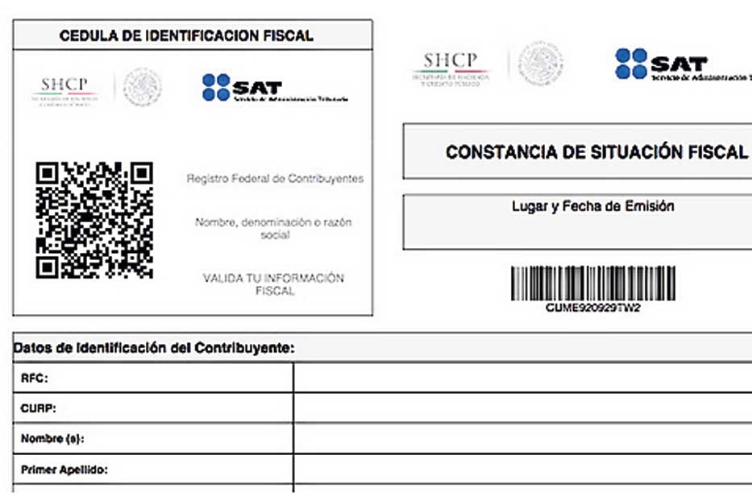 Mexican Tax ID Number 