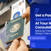 Mexican passport appointment in the US.